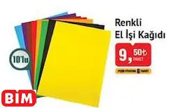 STUDİ RENKLİ  EL İŞİ KAĞIDI
